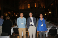 03SEP2011 左から　柳澤, H. R. Ott教授, 清水　@ケンブリッジ大学キングスカレッジ
